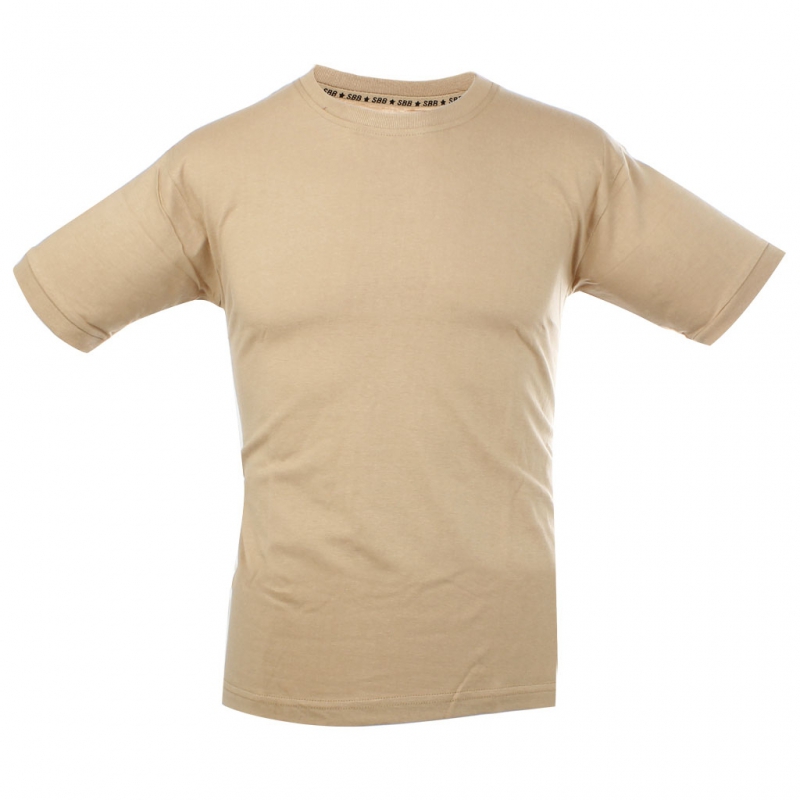 T-shirt Militare SBB 100% Cotone Tan