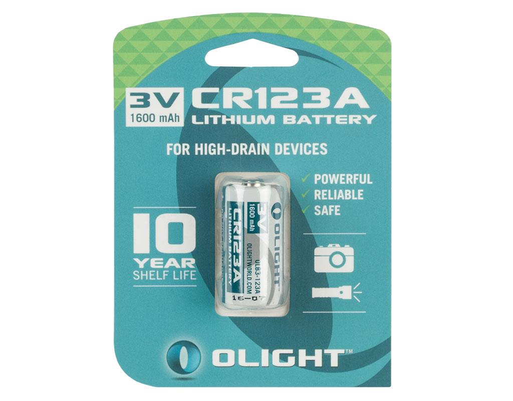 Olight batteria CR123A 3,6 V 1600 mAh